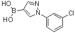 CAS # 1072945-88-0, [1-(3-Chlorophenyl)-1H-pyrazol-4-yl]boronic acid