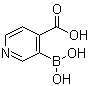 structure of CAS# 1072946-05-4, 3-硼酸基-4-吡啶羧酸