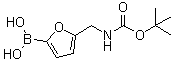 structure of CAS# 1072946-49-6, N-[(5-硼酸基-2-呋喃基)甲基]氨基甲酸叔丁酯