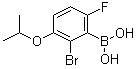 CAS 登录号：1072951-75-7, [2-溴-6-氟-3-(异丙氧基)苯基]硼酸