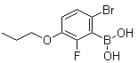 structure of CAS# 1072951-85-9, (6-溴-2-氟-3-丙氧基苯基)硼酸