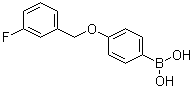 structure of CAS# 1072951-98-4, [4-[(3-氟苯基)甲氧基]苯基]硼酸