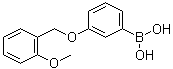 structure of CAS# 1072952-02-3, [3-(2-甲氧基苄氧基)苯基]硼酸
