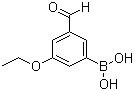structure of CAS# 1072952-04-5, (3-乙氧基-5-甲酰基苯基)硼酸