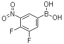 structure of CAS# 1072952-06-7, (3,4-二氟-5-硝基苯基)硼酸
