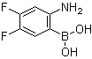 structure of CAS# 1072952-14-7, (2-氨基-4,5-二氟苯基)硼酸