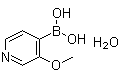 structure of CAS# 1072952-50-1, (3-甲氧基-4-吡啶基)硼酸水合物