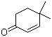 4,4-Dimethyl-2-cyclohexenone molecular structure (CAS 1073-13-8)