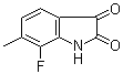 structure of CAS# 1073262-83-5, 7-氟-6-甲基-1H-吲哚-2,3-二酮