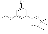 structure of CAS# 1073339-03-3, 3-溴-5-乙氧基苯硼酸频哪醇酯