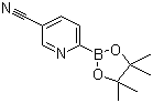 structure of CAS# 1073353-83-9, 5-Cyanopyridine-2-boronic acid pinacol ester