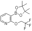 structure of CAS# 1073354-46-7, 2-(2,2,2-三氟乙氧基)吡啶-3-硼酸频哪醇酯