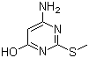 CAS # 1074-41-5, 4-Amino-2-(methylthio)-6-pyrimidinol