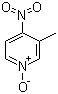 CAS # 1074-98-2, 4-Nitro-3-picoline N-oxide, 3-Methyl-4-nitropyridine-1-oxide, 3-Methyl-4-nitropyridine N-oxide
