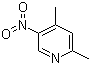 structure of CAS# 1074-99-3, 4,6-Dimethyl-3-nitropyridine