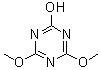 structure of CAS# 1075-59-8, 2-羟基-4,6-二甲氧基-1,3,5-三嗪