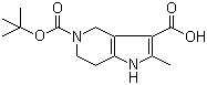 CAS 登录号：1075257-98-5, 1,4,6,7-四氢-2-甲基-5H-吡咯并[3,2-c]吡啶-3,5-二羧酸 5-叔丁酯
