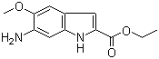 CAS # 107575-60-0, Ethyl 6-amino-5-methoxyindole-2-carboxylate, 6-Amino-5-methoxyindole-2-carboxylic acid ethyl ester