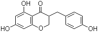 CAS 登录号：107585-77-3, 4'-Demethyl-3,9-dihydroeucomin, 5,7-二羟基-3-(4-羟基苄基)色满-4-酮