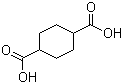 structure of CAS# 1076-97-7, 1,4-Cyclohexanedicarboxylic acid