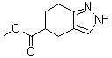 structure of CAS# 1076197-91-5, 4,5,6,7-四氢-2H-吲唑-5-羧酸甲酯