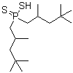 CAS # 107667-02-7, Bis(2,4,4-trimethylpentyl)dithiophosphinic acid, Bis(2,4,4-trimethylpentyl)phosphinodithioic acid, C 301, C 301 (extractant), Cyanex 301, Di-2,4,4-trimethylpentyl dithiophosphinic acid