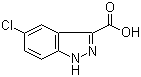 5-Chloro-3-indazolecarboxylic acid molecular structure (CAS 1077-95-8)