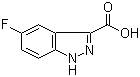 CAS # 1077-96-9, 5-Fluoro-3-indazolecarboxylic acid, 5-Fuloro-1H-indazole-3-carboxylic acid