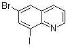 structure of CAS# 1078160-90-3, 6-溴-8-碘喹啉