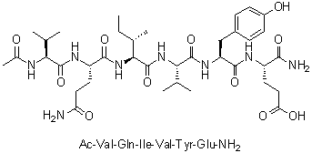 CAS # 1079892-79-7, N-Acetyl-L-valyl-L-glutaminyl-L-isoleucyl-L-valyl-L-tyrosyl-L-alpha-glutamine
