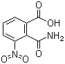 CAS 登录号：107990-50-1, 3-硝基邻苯二甲酸单酰胺, 3-硝基-2-(氨基甲酰基)苯甲酸