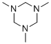 structure of CAS# 108-74-7, 1,3,5-Trimethylhexahydro-1,3,5-triazine