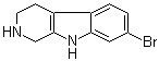 structure of CAS# 108061-47-8, 7-溴-2,3,4,9-四氢-1H-吡啶并[3,4-b]吲哚