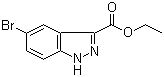 structure of CAS# 1081-04-5, 5-溴-1H-吲唑-3-甲酸乙酯