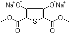 structure of CAS# 108199-25-3, 3,4-二羟基噻吩-2,5-二羧酸二甲酯二钠