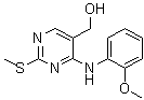 CAS 登录号：1082599-84-5, 4-[(2-甲氧基苯基)氨基]-2-(甲硫基)-5-嘧啶甲醇