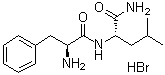 structure of CAS# 108321-16-0, L-Phenylalanyl-L-leucinamide hydrobromide