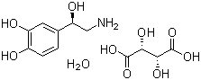 structure of CAS# 108341-18-0, L-Norepinephrine bitartrate