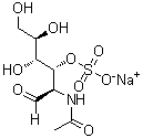 CAS # 108347-95-1, 2-(Acetylamino)-2-deoxy-D-glucose 3-(hydrogen sulfate) monosodium salt