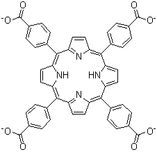 CAS # 108440-61-5, 4,4',4'',4'''-(21H,23H-Porphine-5,10,15,20-tetrayl)tetrakisbenzoic acid ion(4-)
