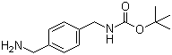 structure of CAS# 108468-00-4, 1-(N-Boc-氨基甲基)-4-(氨基甲基)苯