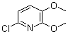 structure of CAS# 1087659-30-0, 6-氯-2,3-二甲氧基吡啶