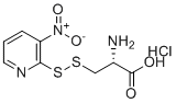 CAS # 108807-66-5, (2R)-2-amino-3-[(3-nitropyridin-2-yl)disulfanyl]propanoic acid hydrochloride, 3-[(3-Nitro-2-pyridinyl)disulfanyl]-L-alanine hydrochloride (1:1)