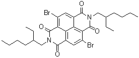 structure of CAS# 1088205-02-0, 4,9-二溴-2,7-二(2-乙基己基)苯并[lmn][3,8]菲咯啉-1,3,6,8(2H,7H)-四酮
