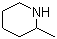 2-Methylpiperidine molecular structure (CAS 109-05-7)