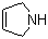 CAS # 109-96-6, 3-Pyrroline, 2,5-Dihydro-1H-pyrrole