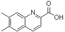 structure of CAS# 1092305-30-0, 6,7-Dimethyl-2-quinolinecarboxylic acid
