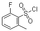 structure of CAS# 1092350-02-1, 2-Fluoro-6-methylbenzenesulfonyl chloride