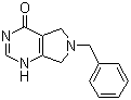 structure of CAS# 1092352-66-3, 3,5,6,7-四氢-6-(苯基甲基)-4H-吡咯并[3,4-d]嘧啶-4-酮