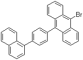 structure of CAS# 1092390-01-6, 10-(4-(1-萘基)苯基)-9-溴蒽